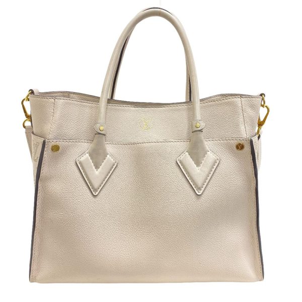 z0005190 2 LOUIS VUITTON M55802 On My Side Mahina Handbag Beige