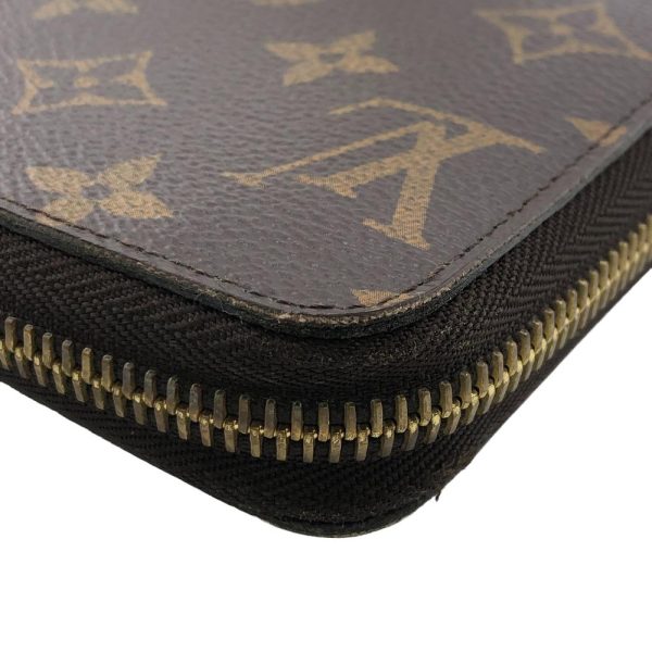 z0005341 6 LOUIS VUITTON M41896 Zippy Wallet Monogram Long Wallet Brown