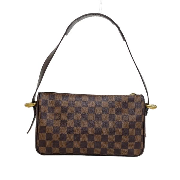 z0005352 2 LOUIS VUITTON Ravello GM Damier Shoulder Bag Brown