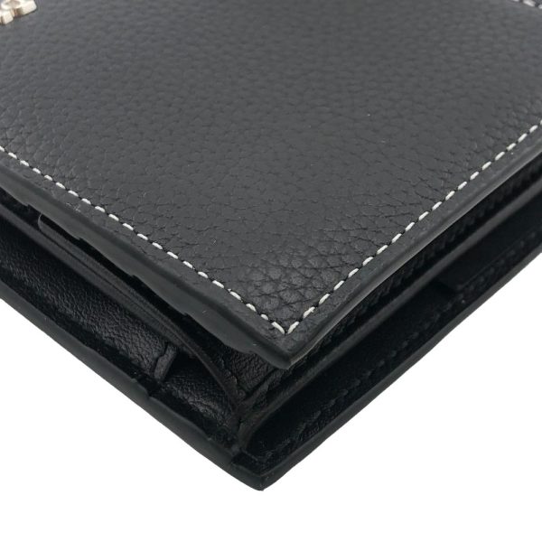 z0005360 4 Dior Saddle Bifold Wallet Black