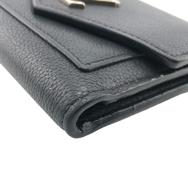 z0005373 3 LOUIS VUITTON M62947 Portefeuille My Lock Me Taurillon Wallet Black