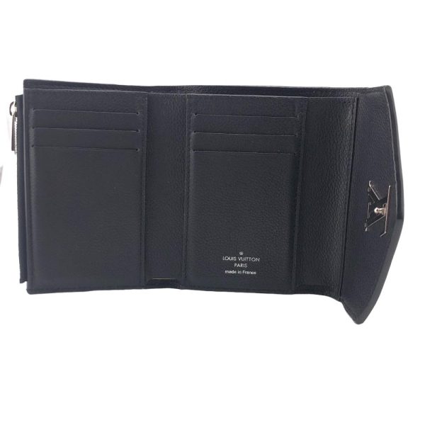 z0005373 7 LOUIS VUITTON M62947 Portefeuille My Lock Me Taurillon Wallet Black