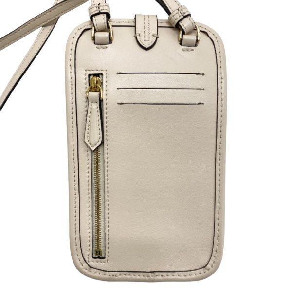 z0005378 2 FENDI Orlock Mobile Case Shoulder Bag Beige