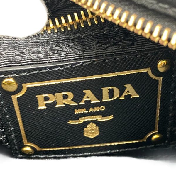 z0005419 10 PRADA BT0693 Tesuto Shoulder Bag Black