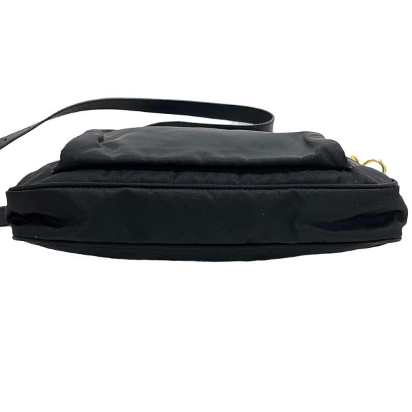 z0005419 5 PRADA BT0693 Tesuto Shoulder Bag Black