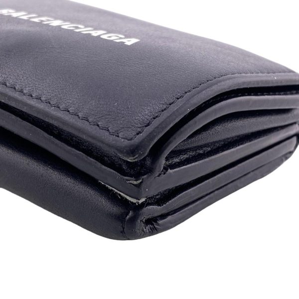 z0005587 3 BALENCIAGA 594312 Everyday Trifold Wallet Black