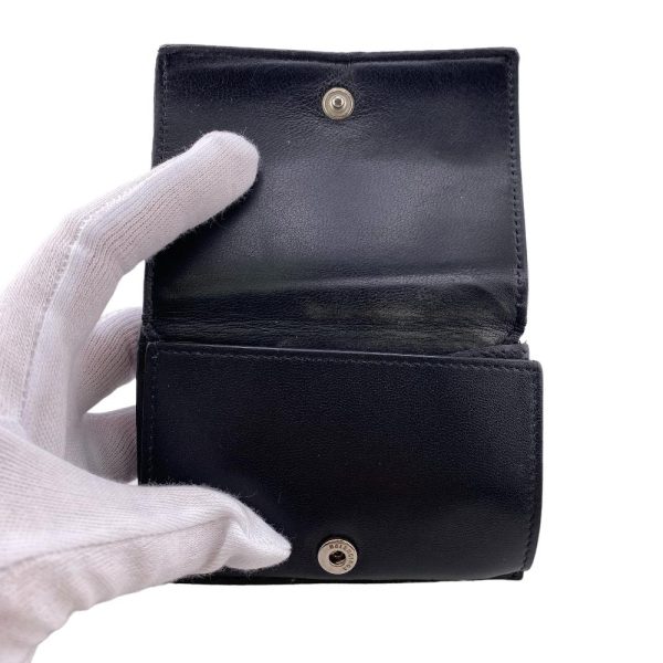 z0005587 5 BALENCIAGA 594312 Everyday Trifold Wallet Black