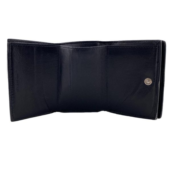 z0005587 9 BALENCIAGA 594312 Everyday Trifold Wallet Black