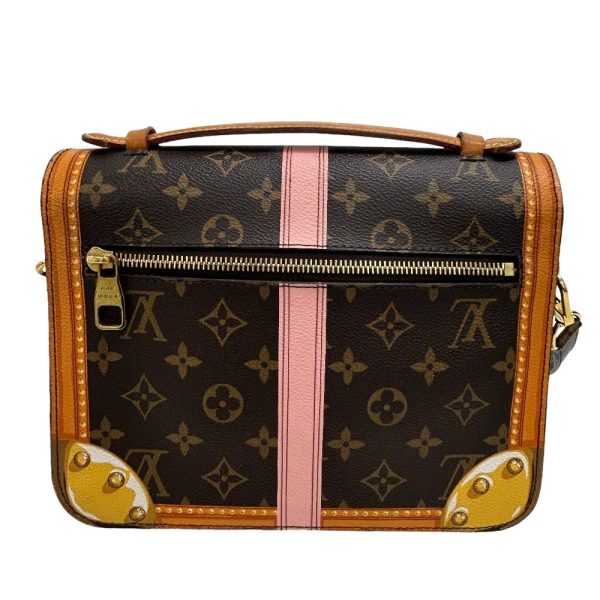 z0005624 2 LOUIS VUITTON Summer Trunk Pochette Metis Shoulder Bag Brown