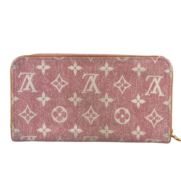 z0005674 2 LOUIS VUITTON M81182 Zippy Wallet Denim Long Wallet Pink