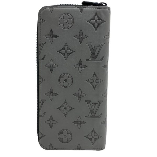 z0005675 2 LOUIS VUITTON M81384 Zippy Wallet Monogram Shadow Wallet Black