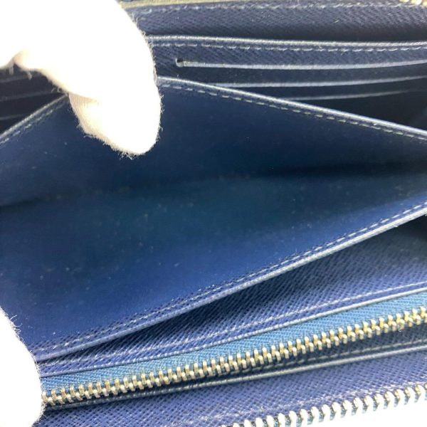 z0005680 8 LOUIS VUITTON M61873 Zippy Wallet Epi Long Wallet Andigo Blue