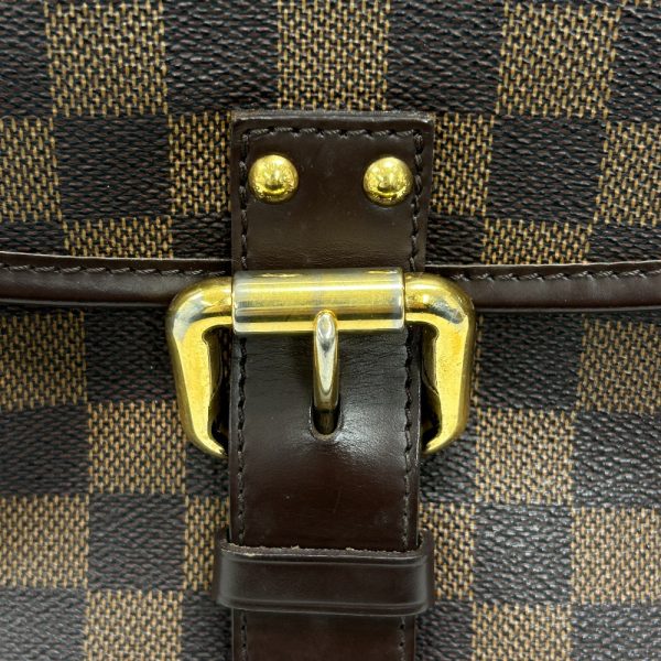 z0005692 11 LOUIS VUITTON N51200 Highbury Damier Shoulder Bag Brown