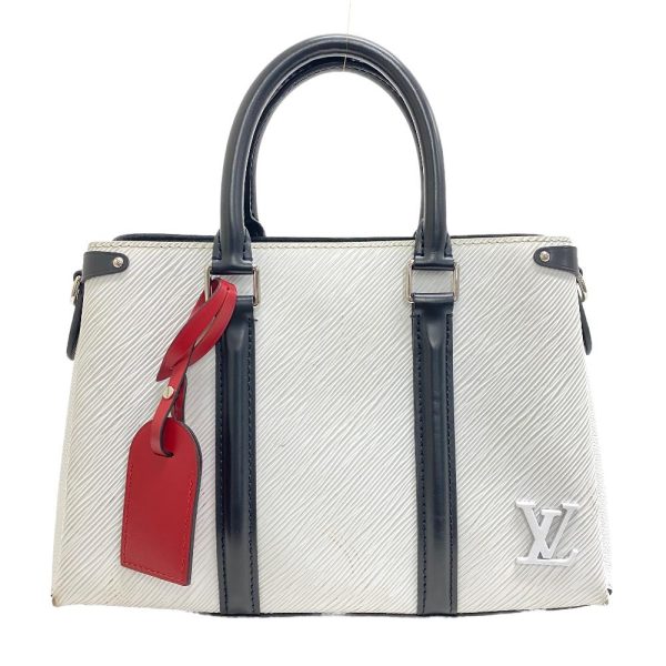 z0005739 1 LOUIS VUITTON Soufflo NV BB Epi Shoulder Bag White