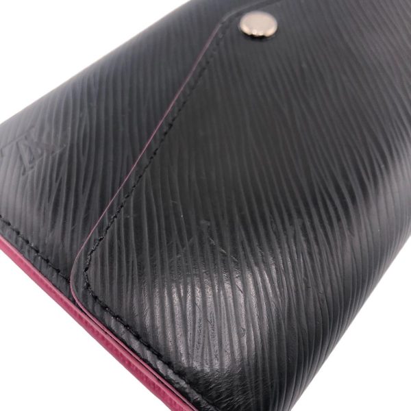 z0005760 12 LOUIS VUITTON M64322 Portefeuille Sara Long Wallet Black