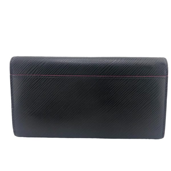 z0005760 2 LOUIS VUITTON M64322 Portefeuille Sara Long Wallet Black