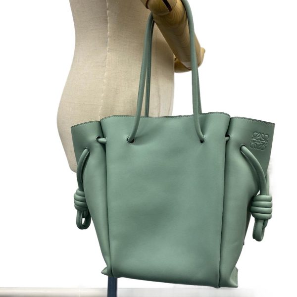 z0005818 13 LOEWE Flamenco Knot Handbag Aqua Green