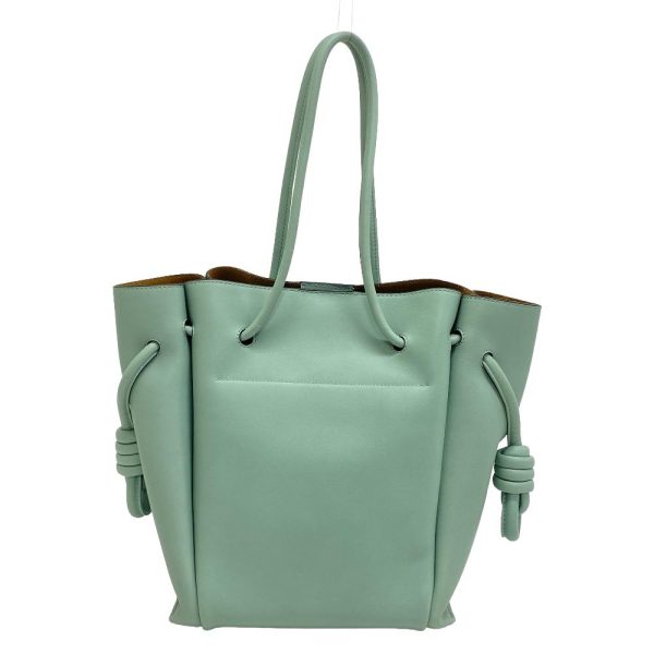 z0005818 2 LOEWE Flamenco Knot Handbag Aqua Green