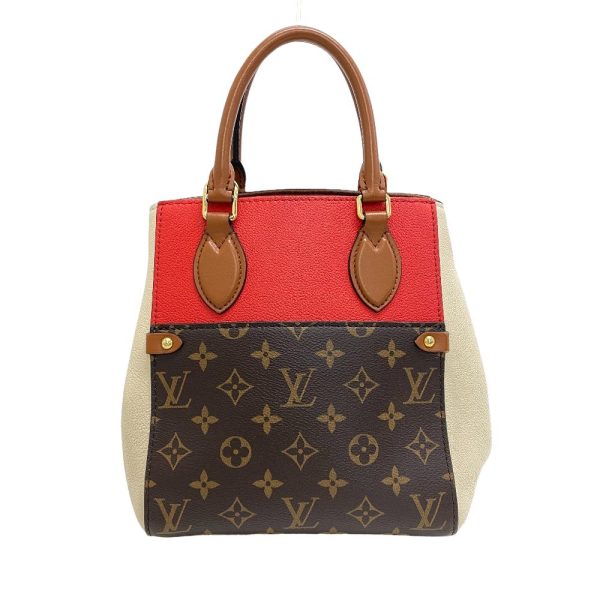 z0005838 2 LOUIS VUITTON Fold Tote PM Monogram Red