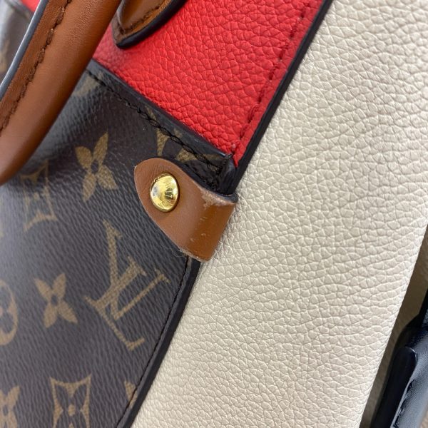 z0005838 6 LOUIS VUITTON Fold Tote PM Monogram Red