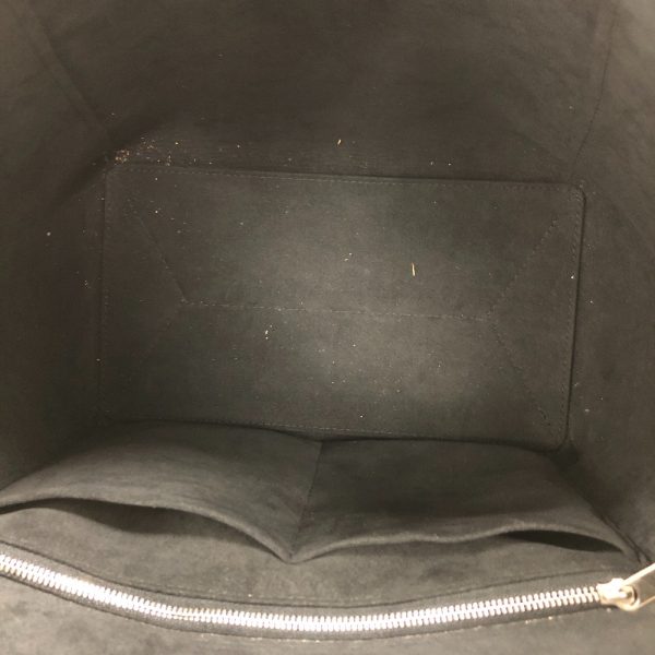 z0005847 19 LOUIS VUITTON M42291 LV Logo Lock Me Cover Tote Bag Black