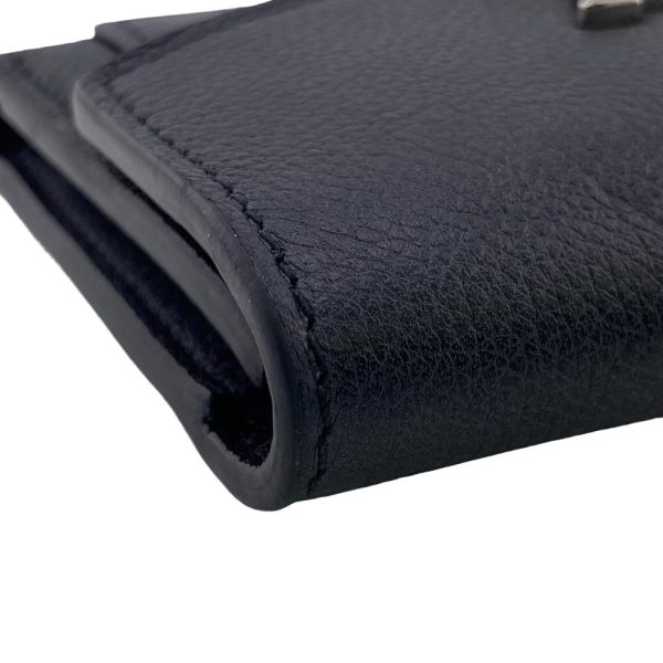 z0005854 6 LOUIS VUITTON M62947 Portefeuil My Lock Me Trifold Wallet Black