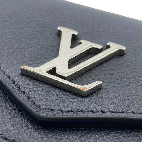 z0005854 8 LOUIS VUITTON M62947 Portefeuil My Lock Me Trifold Wallet Black