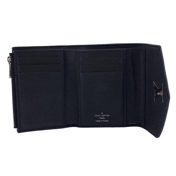 z0005854 9 LOUIS VUITTON M62947 Portefeuil My Lock Me Trifold Wallet Black