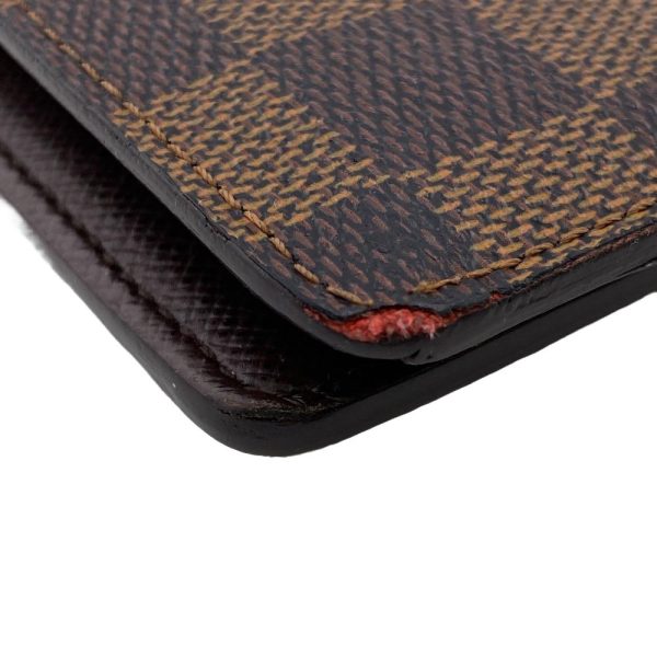 z0005908 3 LOUIS VUITTON N60017 Portefeuille Braza Damier Long Wallet Brown