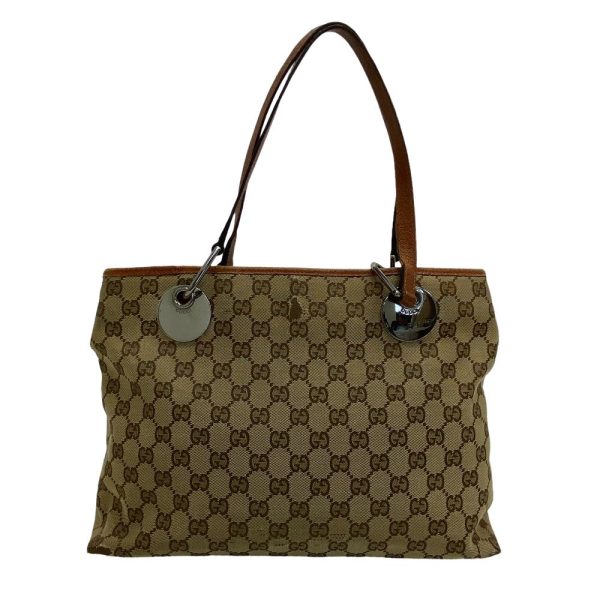 z0005938 1 GUCCI GG canvas handbag beige