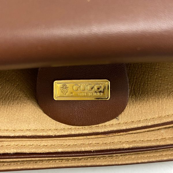 z0005939 10 GUCCI Old Gucci Shoulder Bag Brown