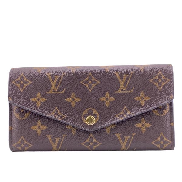 z0005952 2 LOUIS VUITTON M60531 Portefeuille Sarah Long Wallet Brown