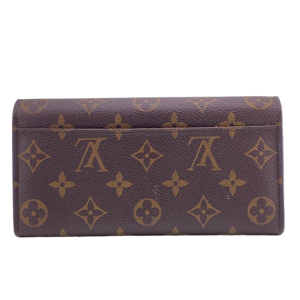 z0005952 3 LOUIS VUITTON M60531 Portefeuille Sarah Long Wallet Brown