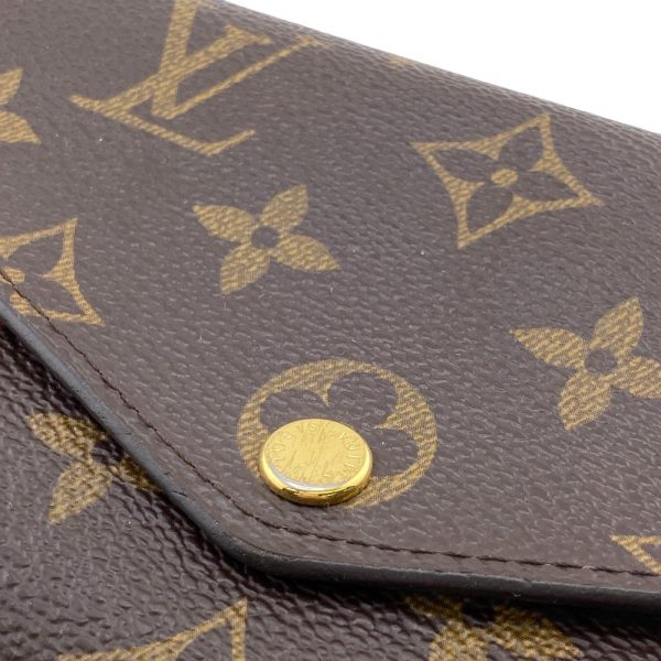 z0005952 8 LOUIS VUITTON M60531 Portefeuille Sarah Long Wallet Brown