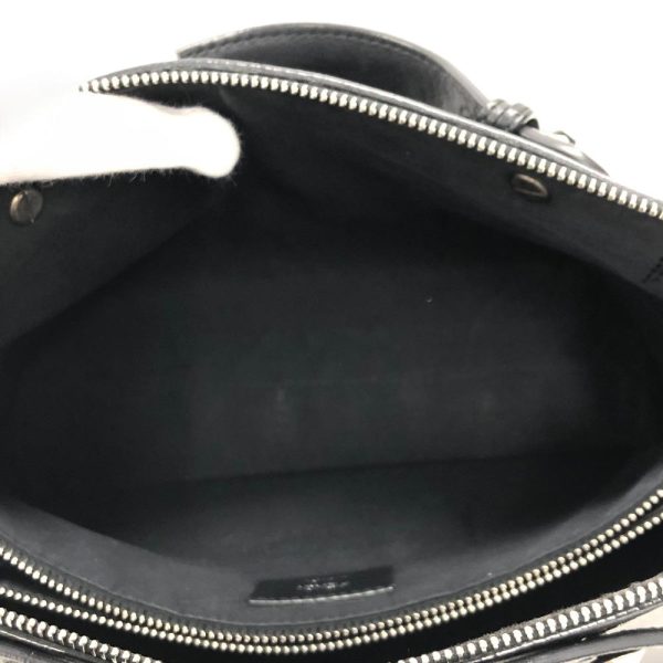 z0005964 6 FENDI 8BL124 Visible Medium 2way Shoulder Bag Black