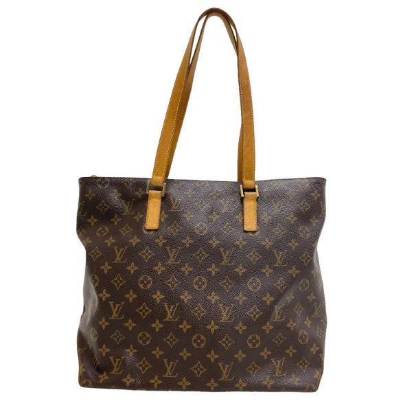 z0005970 1 LOUIS VUITTON M51151 Cabas Mezzo Monogram Tote Bag Brown