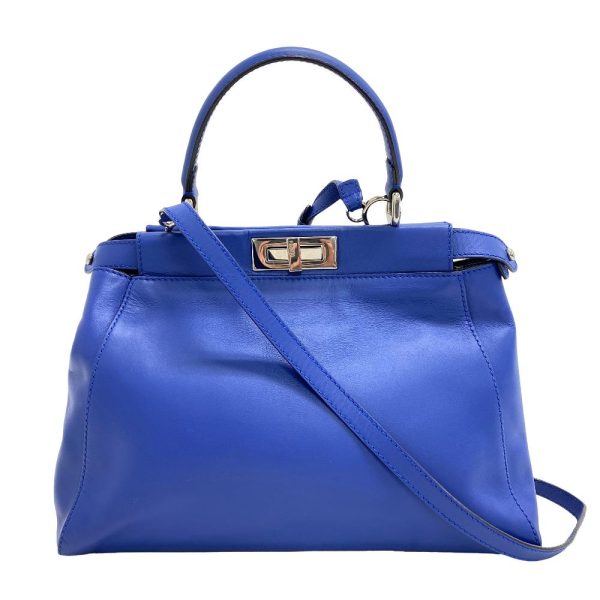 z0005972 1 FENDI Peekaboo Monster Handbag Blue