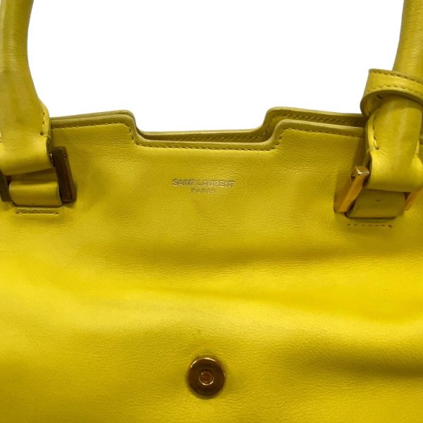 z0006008 6 SAINT LAURENT 311208 Cabas Classic Handbag Yellow