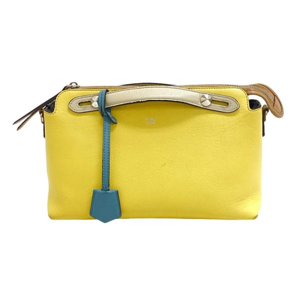 z0006009 1 FENDI Visible Medium 2way Shoulder Bag Yellow