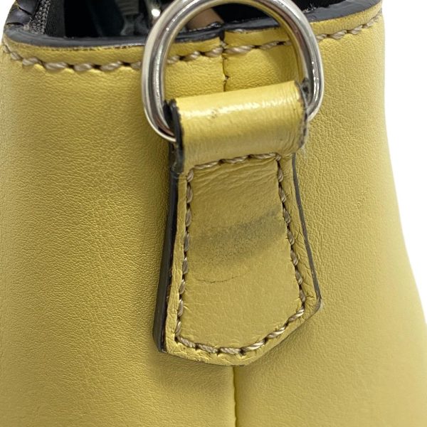 z0006009 17 FENDI Visible Medium 2way Shoulder Bag Yellow