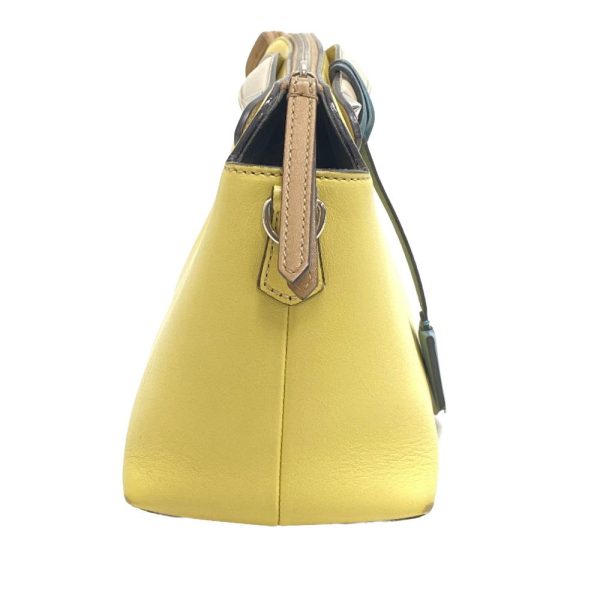 z0006009 3 FENDI Visible Medium 2way Shoulder Bag Yellow