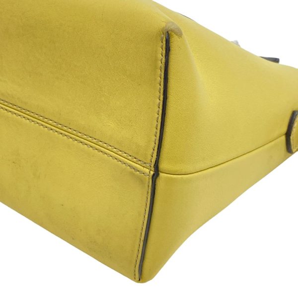 z0006009 6 FENDI Visible Medium 2way Shoulder Bag Yellow