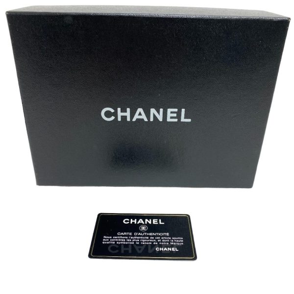 z0006038 13 CHANEL Cambon Line Round Zipper Coco Mark Long Wallet Black