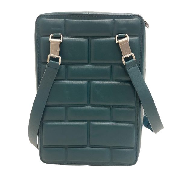 z0006101 2 BOTTEGAVENETA Block Shoulder Bag Green