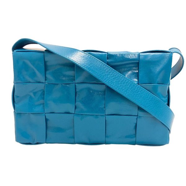 z0006104 3 BOTTEGAVENETA Cassette Shoulder Bag Blue