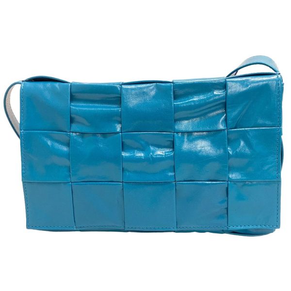 z0006104 4 BOTTEGAVENETA Cassette Shoulder Bag Blue