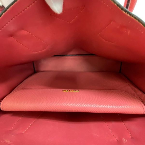 z0006113 5 PRADA B2756T Saffiano Cuir Handbag Pink