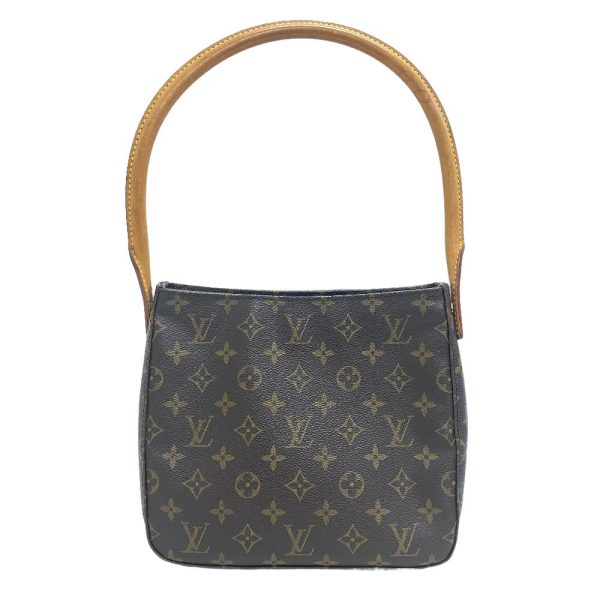 z0006115 1 LOUIS VUITTON M51146 Looping MM Monogram Shoulder Bag Brown