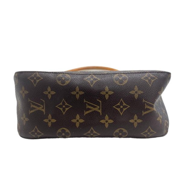 z0006115 4 LOUIS VUITTON M51146 Looping MM Monogram Shoulder Bag Brown