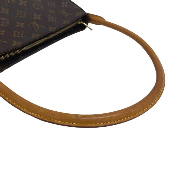 z0006115 5 LOUIS VUITTON M51146 Looping MM Monogram Shoulder Bag Brown